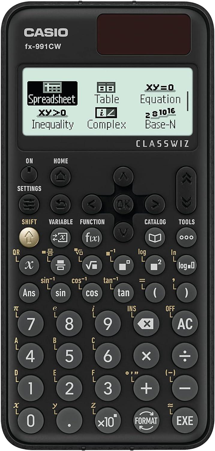 Casio FX991CW ClassWiz Advanced Scientific Calculator - Black (UK Version)