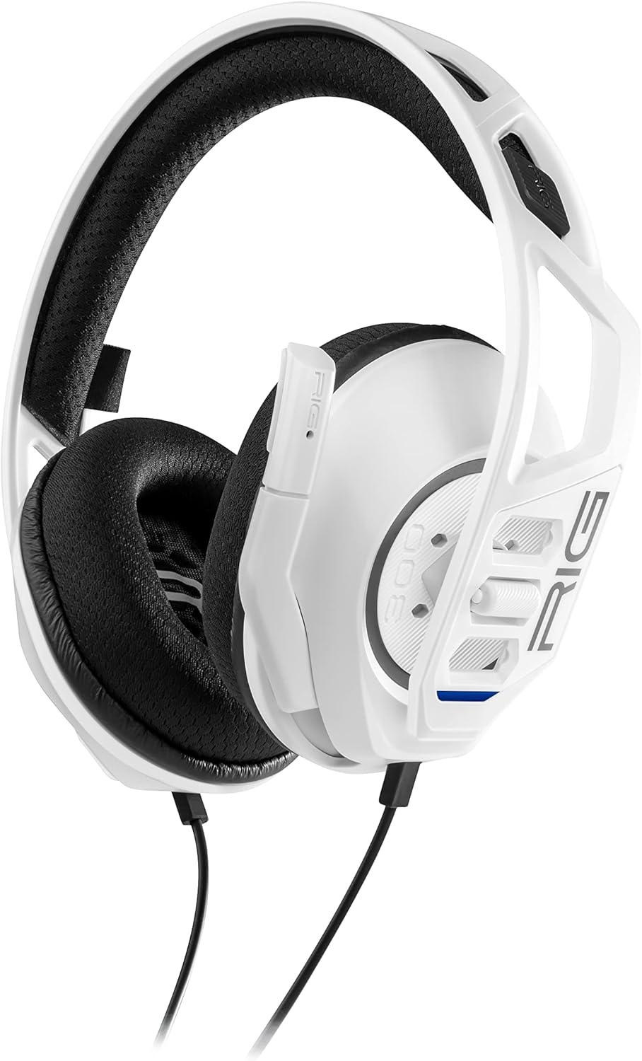Nacon RIG 300PRO HS Series Gaming Headphones White for Playstation 4 and Playstation 5