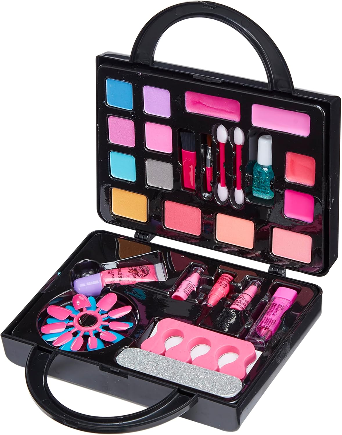 Shimmer N' Sparkle All-In-One Beauty Makeup Purse - Complete Cosmetic Set for Young Fashionistas