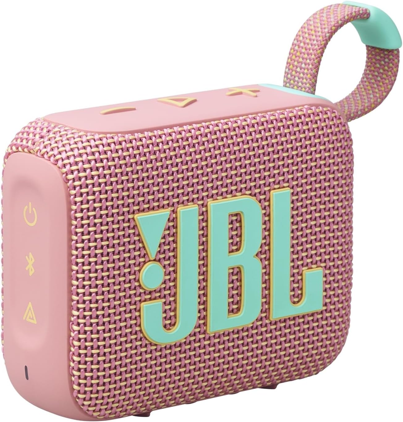 JBL GO 4 Ultra-Portable Bluetooth Speaker with Big JBL Pro Sound and Punchy Bass, PlaytimeBoost, Waterproof Design and 7-Hour Playtime, Pink