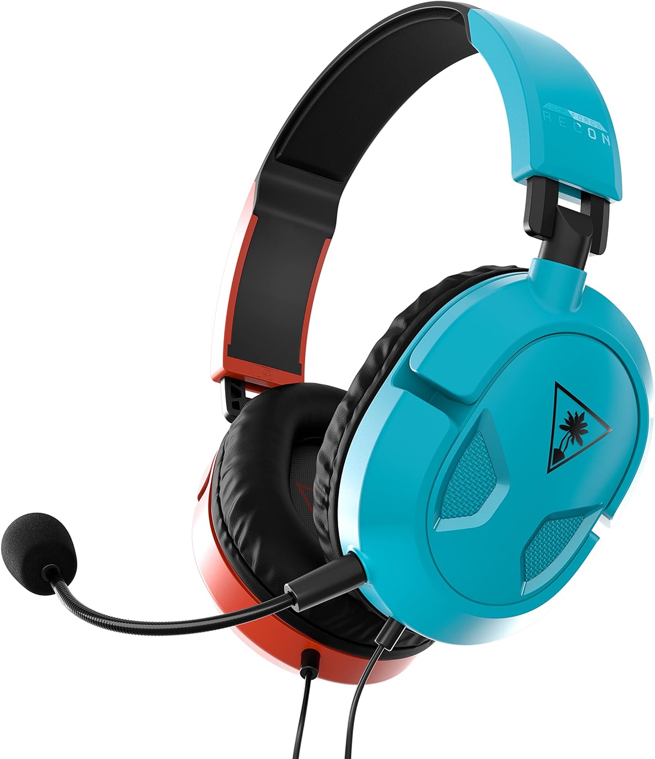 Turtle Beach Recon 50 Red/Blue Gaming Headset for Nintendo Switch, Xbox Series X|S, Xbox One, PS5, PS4, PC & Mobile with 3.5mm Connection