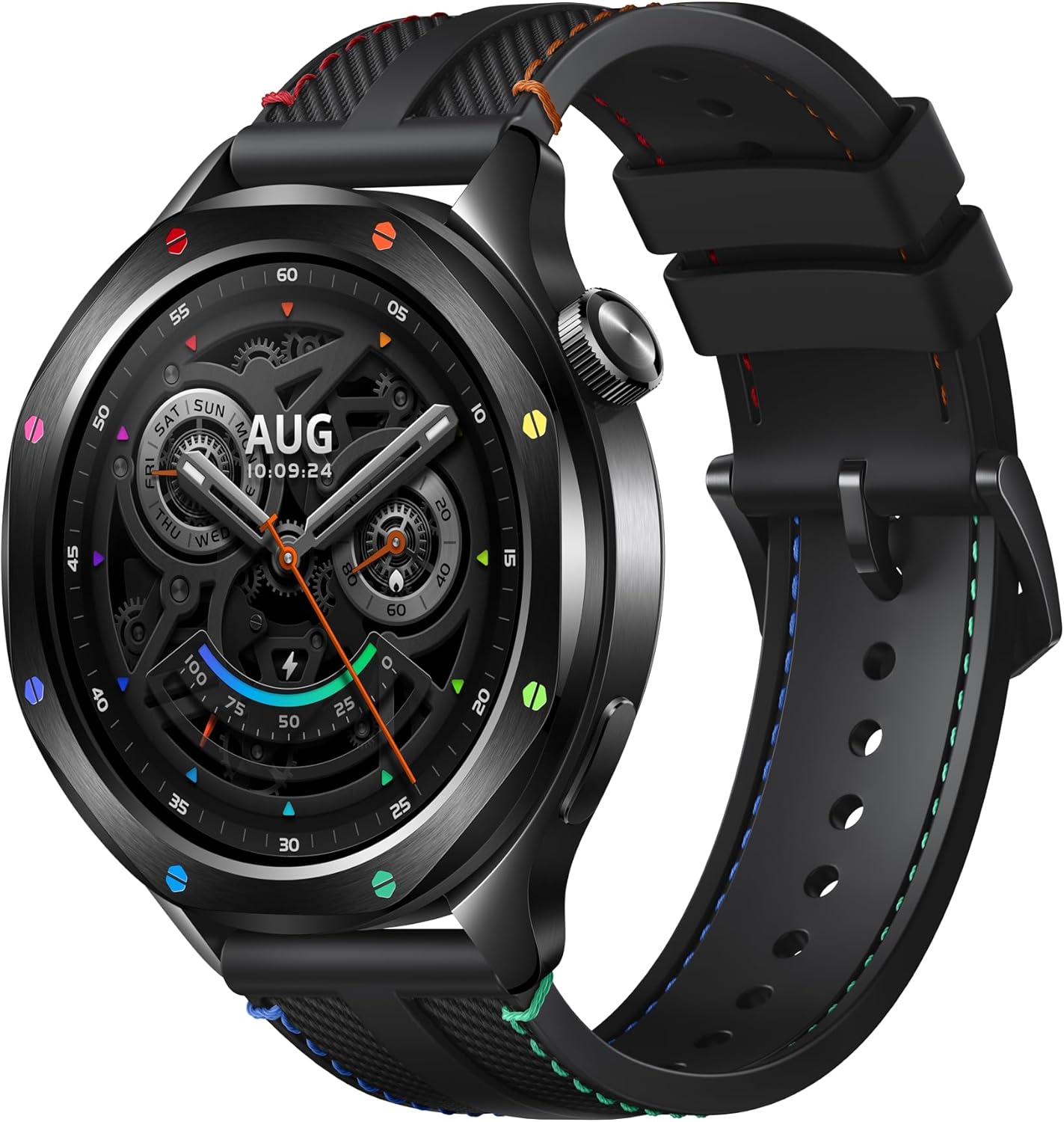 Xiaomi Watch S4 Smartwatch, Rainbow – 1.43" AMOLED Display, Bluetooth Calling, Heart Rate & SpO2 Monitor, Sleep & Stress Tracking, 150+ Fitness Modes, 5ATM Waterproof, 12-Day Battery, GPS