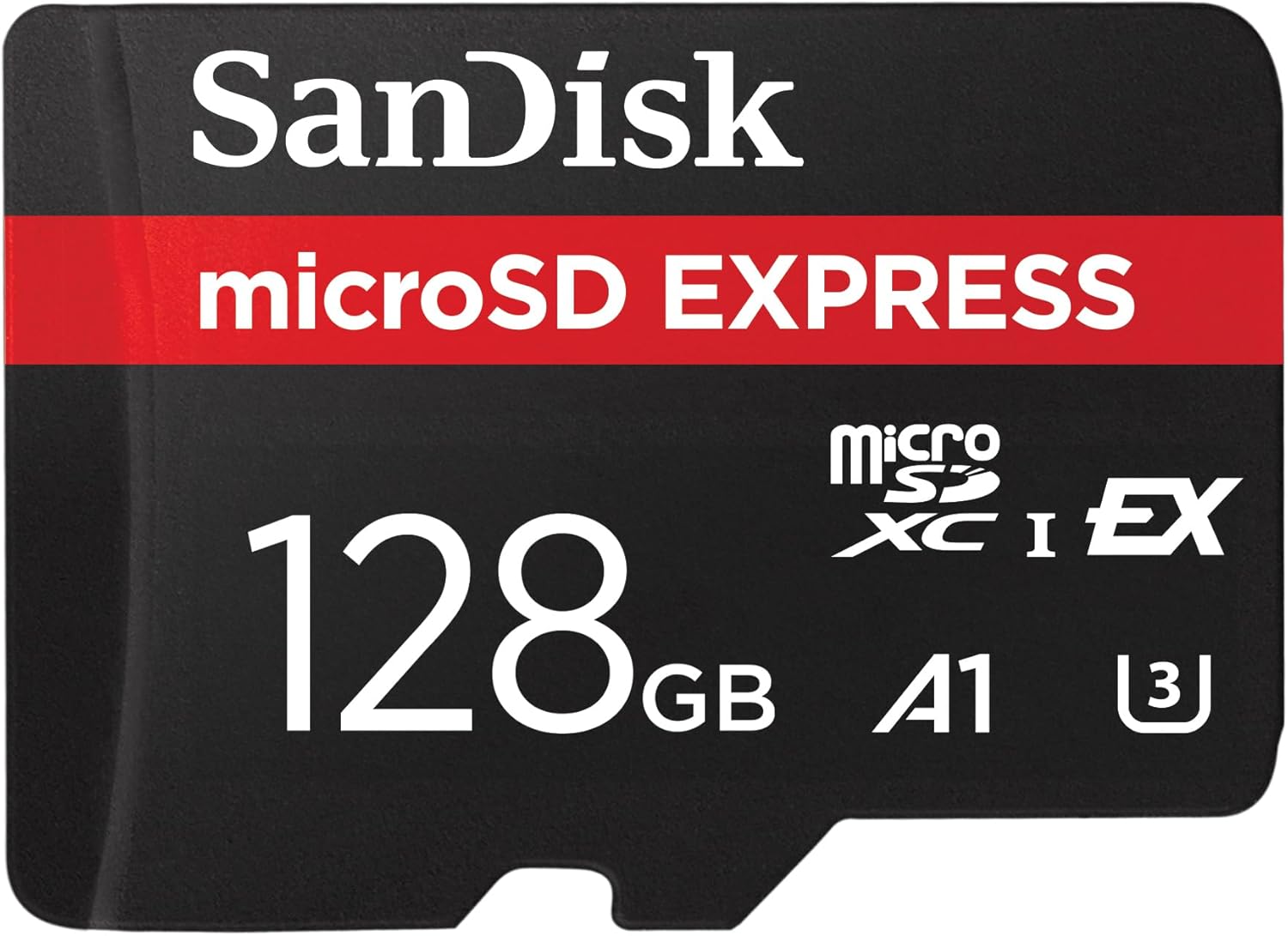 SanDisk microSD Express Card, 128GB mSD card, Read speeds up to 880 MB/s, Write Speeds up to 480MB/s, Sustained Write 100MB/s, SanDisk QuickFlow Technology, ThermAdapt, UHS-I, U3, C10, Nintendo Switch 2