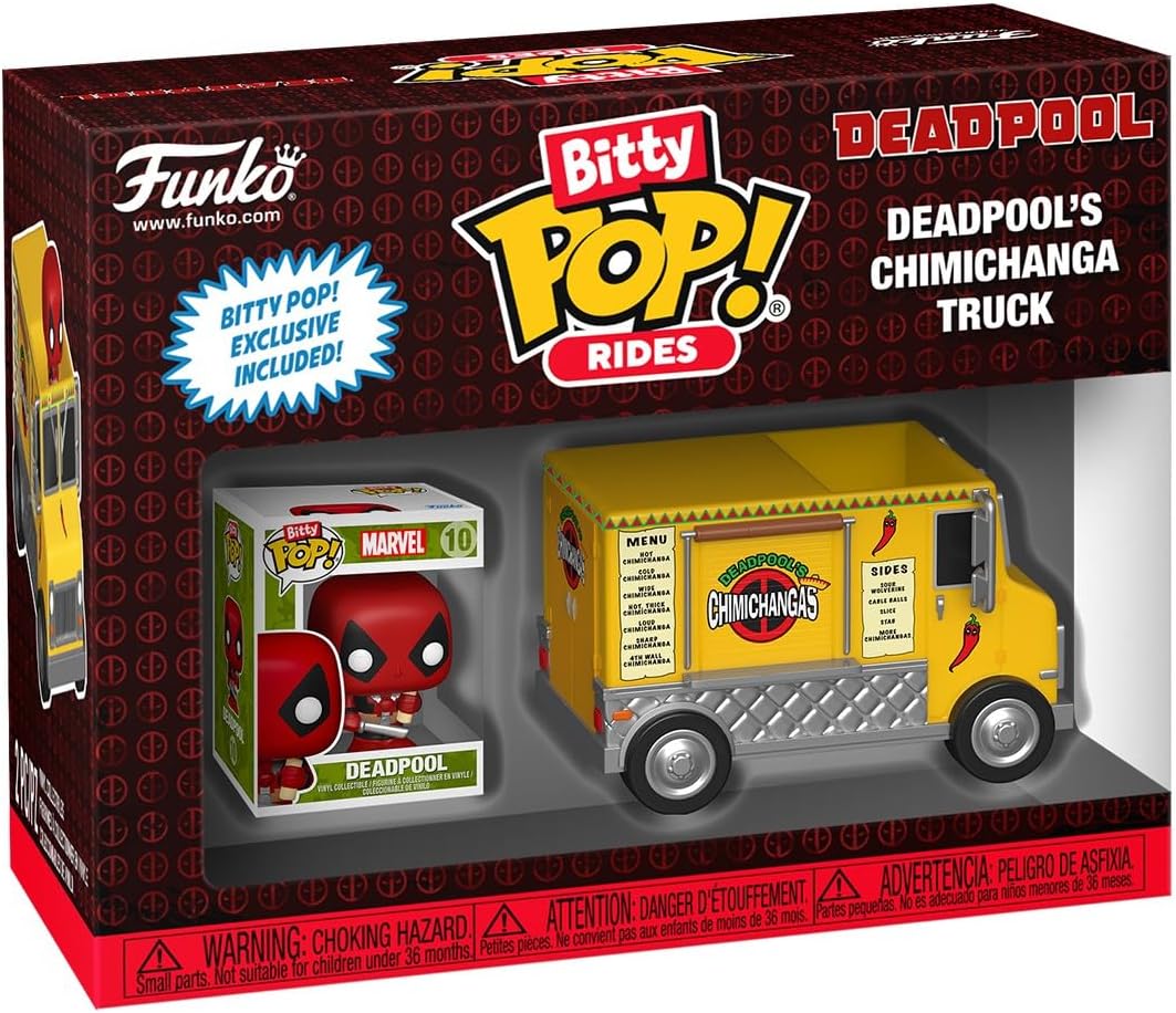 Bitty POP! Bitty Ride: Marvel - Deadpool with Chimichanga Truck