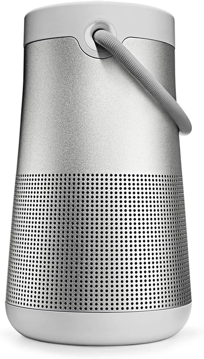 Bose SoundLink Revolve+ (Series II) Portable Bluetooth Speaker—Wireless Water-Resistant Speaker with Long-Lasting Battery, Silver