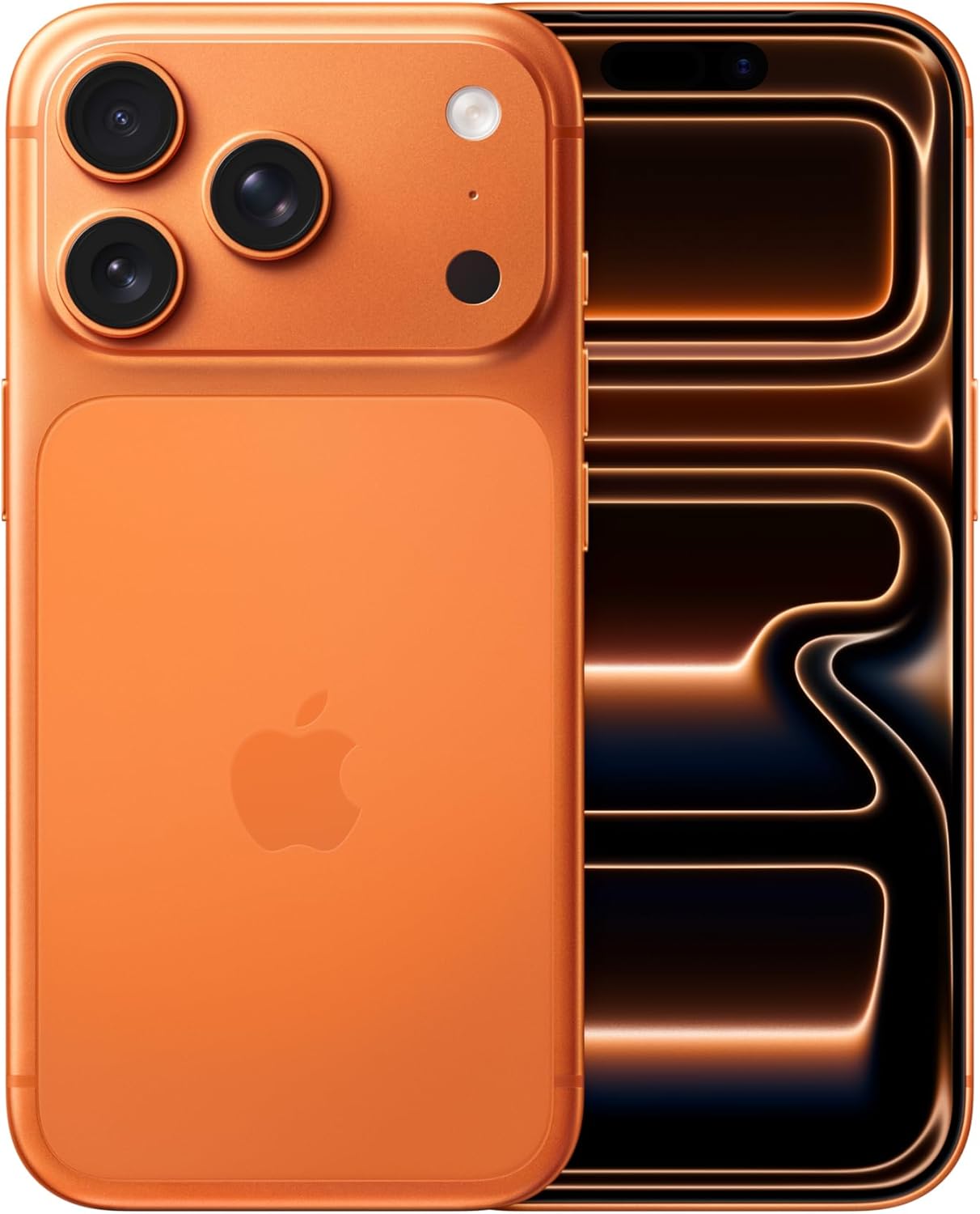 Apple iPhone 17 Pro 256GB Cosmic Orange: 6.3-inch Display with ProMotion up to 120Hz, A19 Pro Chip, Breakthrough Battery Life, Pro Fusion Camera System with Center Stage Front Camera