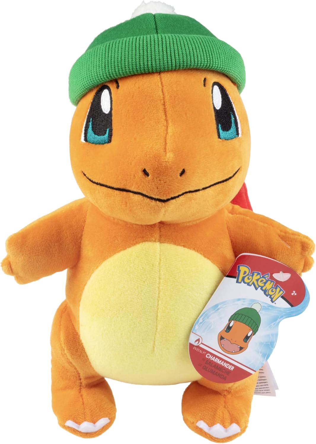 Pokemon 8" Holiday Plush - Charmander Plush with Beanie