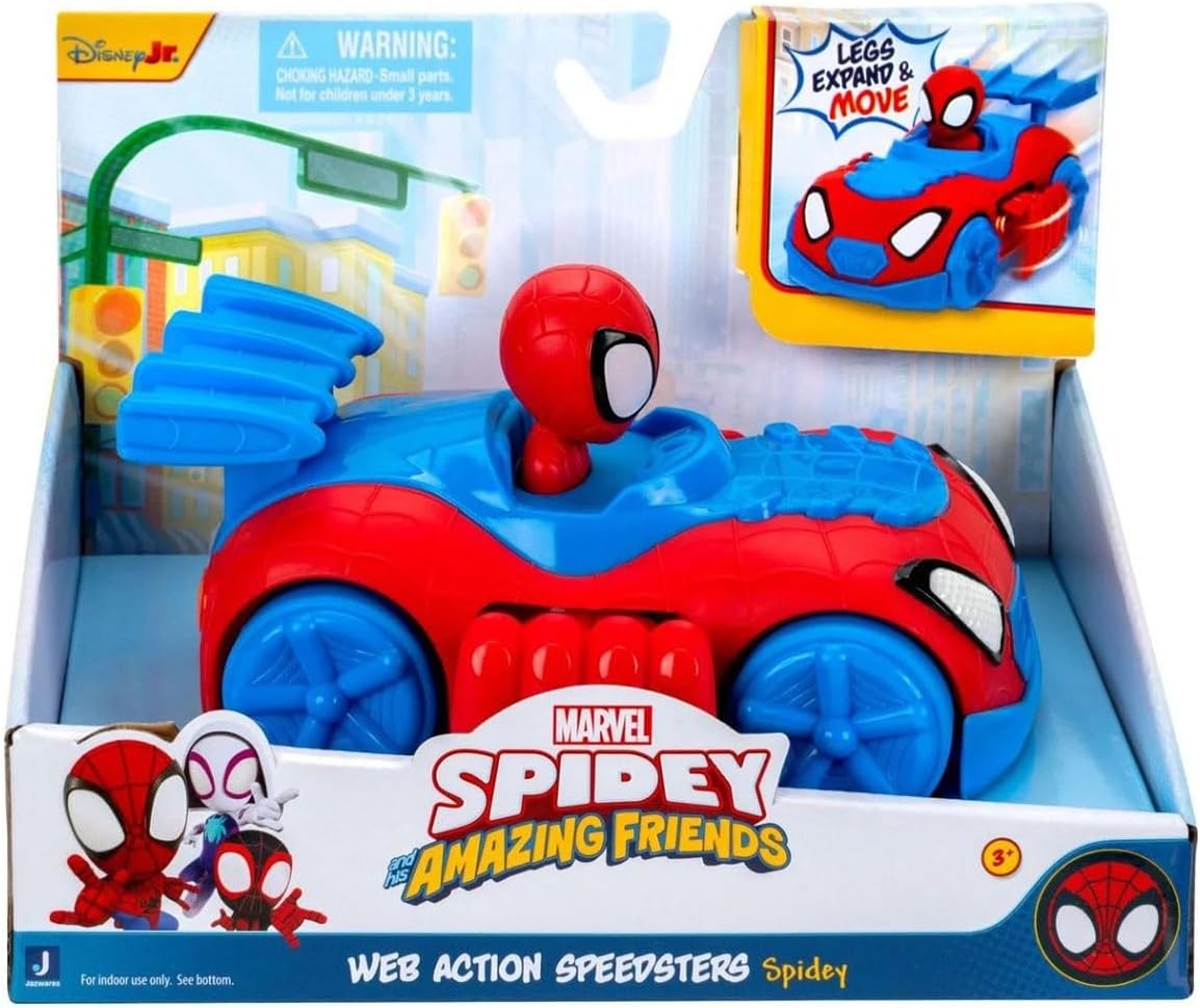 Spidey and his Amazing Friends Spider-Man Web Action Speedsters with Spidey Figure