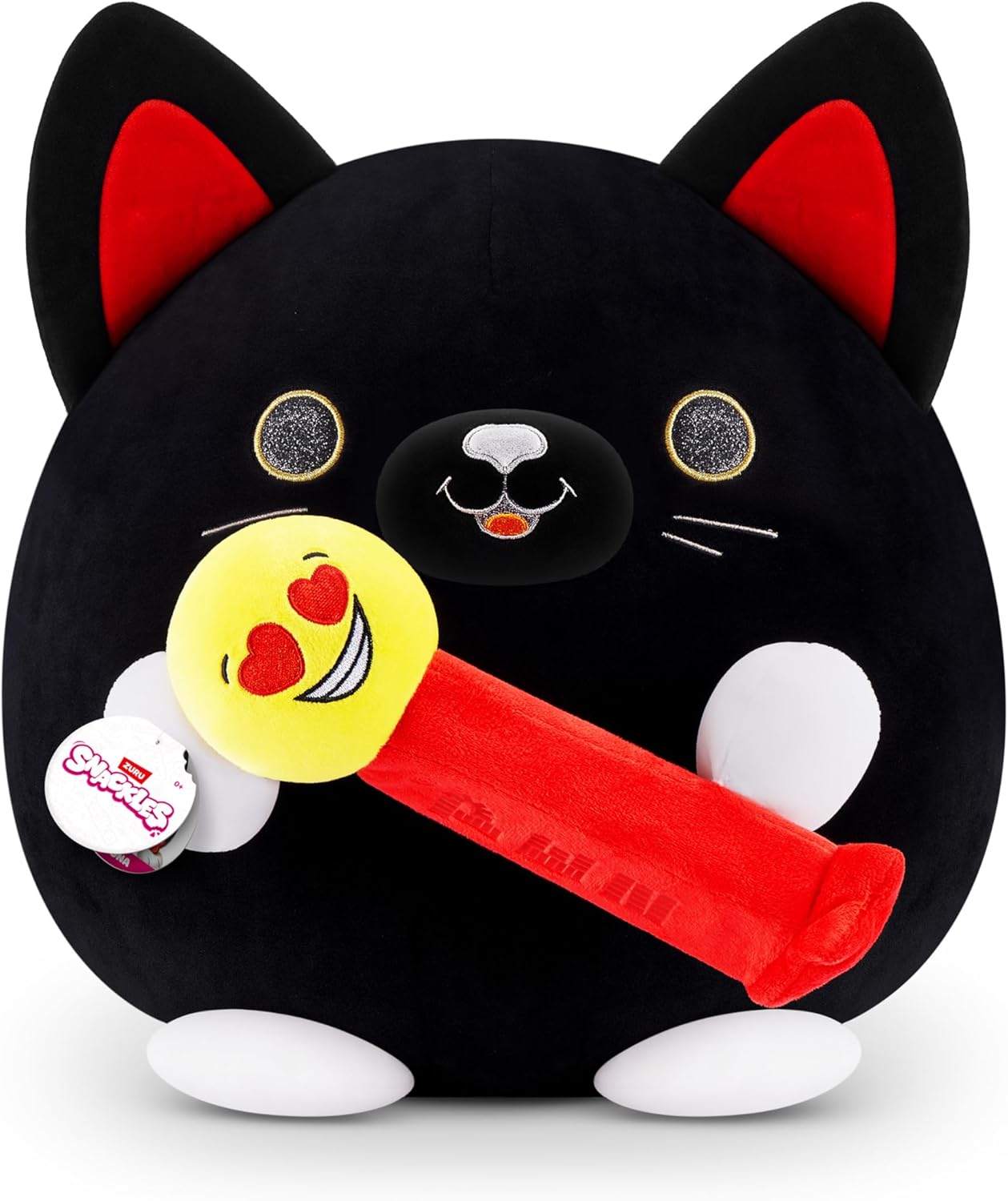 Snackles Super Sized 35 cm, Black Cat (PEZ)