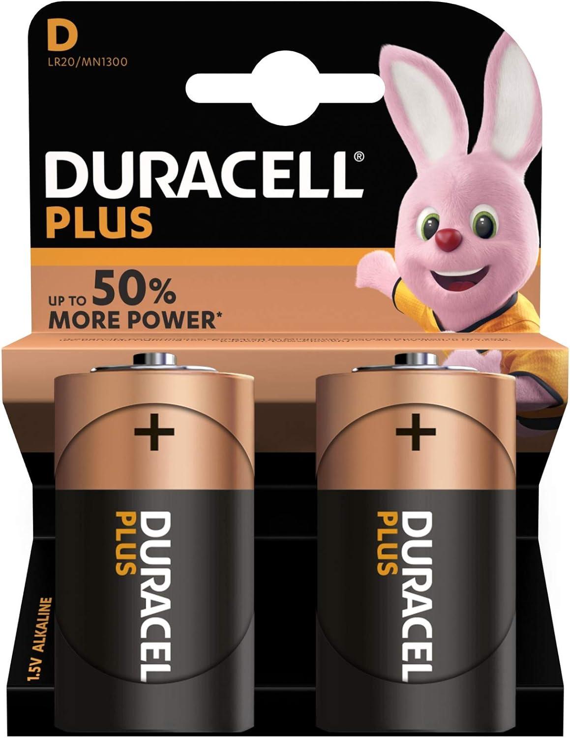 Duracell Plus Power D Battery Batteries