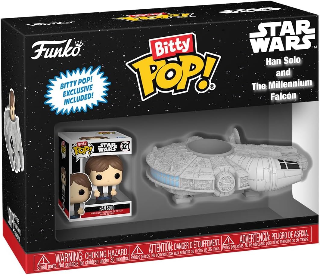 Bitty POP! Bitty Ride: Star Wars - Han Solo with Millenium Falcon