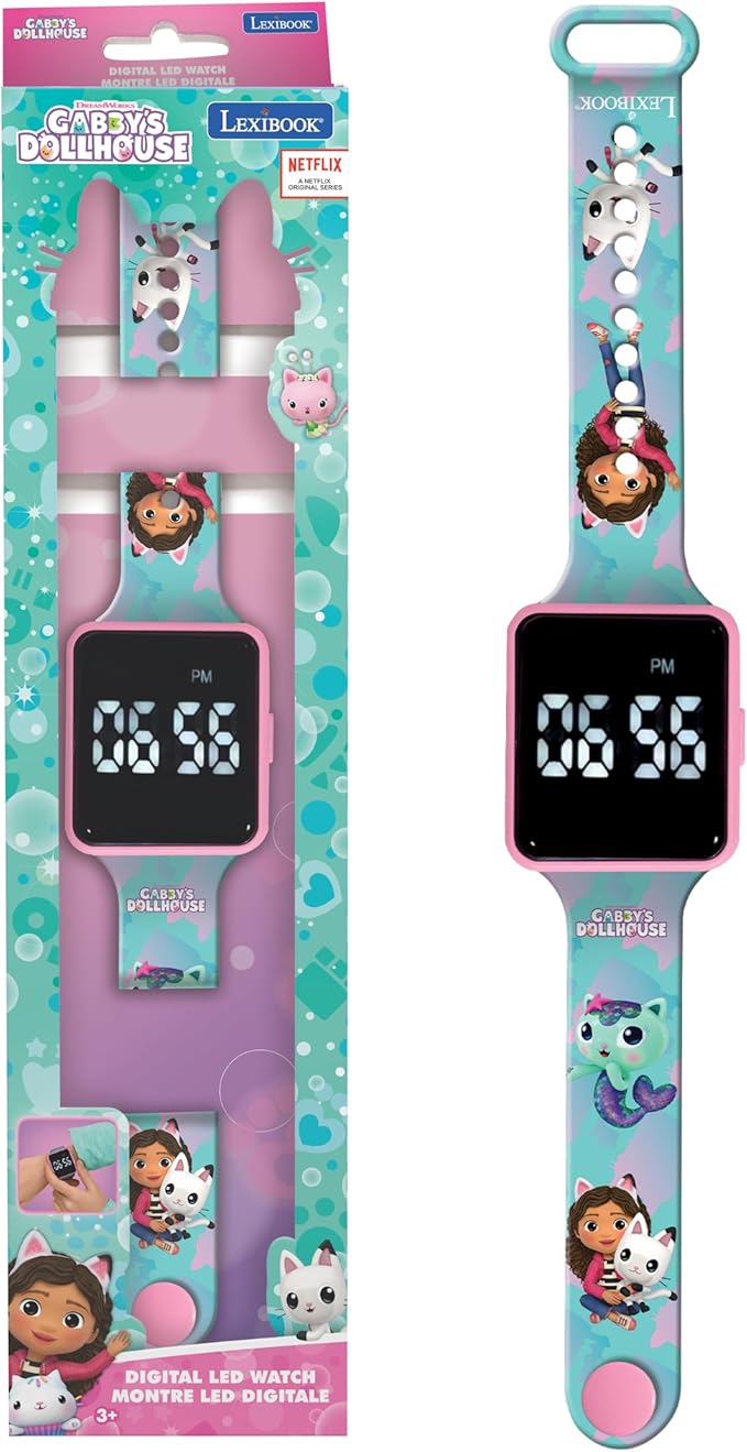 Gabby's Dollhouse LED Digital Watch