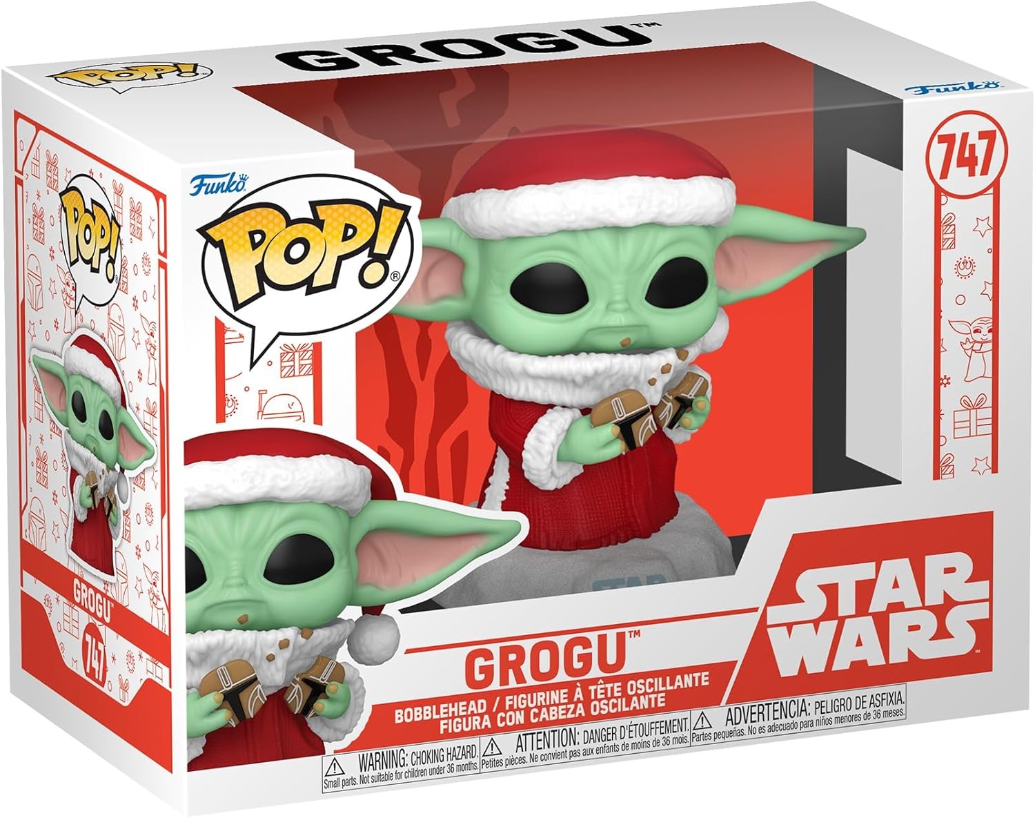 POP! Star Wars: Mandolorian - Grogu (Santa)