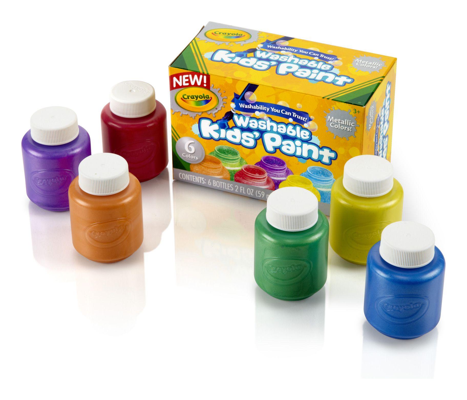 Crayola 6 Washable Metallic Paints