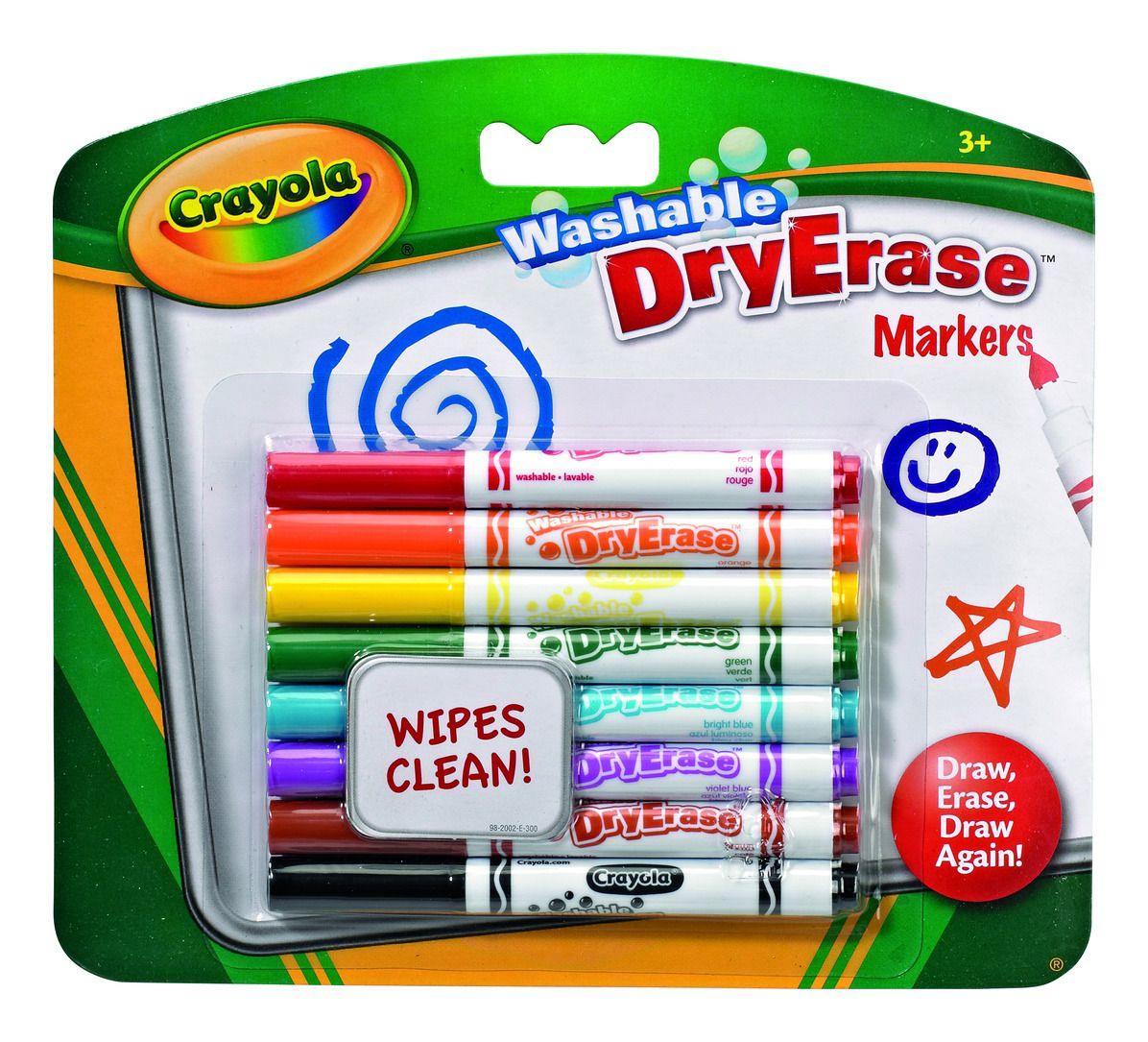 8 Washable Dry Erase Markers