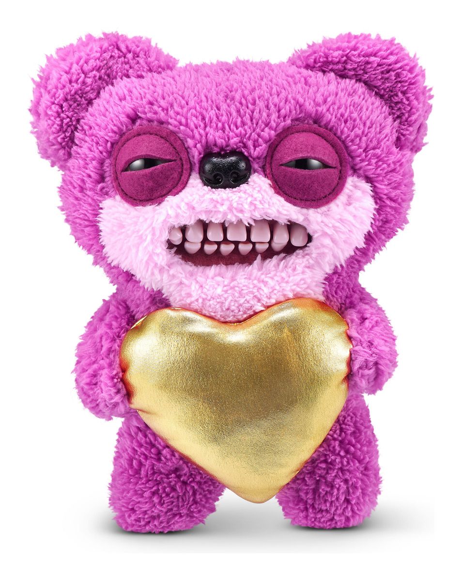 Fuggler 9" Gold Fuggs - Teddy Bear Nightmare - Heart