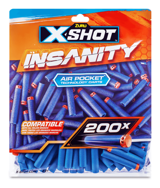 X-Shot Insanity 200pk Refill Darts