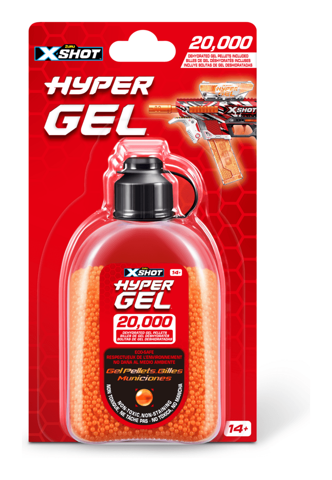 X-Shot Hyper Gel 20000pk Gellet Refill, Assorted, Random Delivery