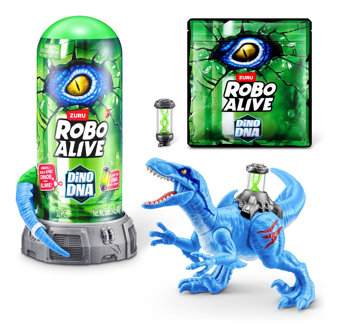 Robo Alive Dino DNA Series 1 Playset - Interactive Dinosaur Adventure