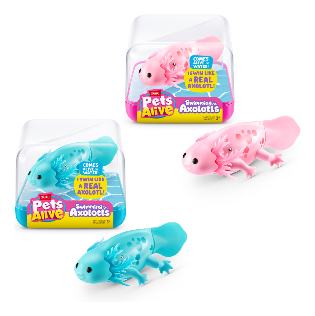Pets Alive Water Activated Swimming Axolotl