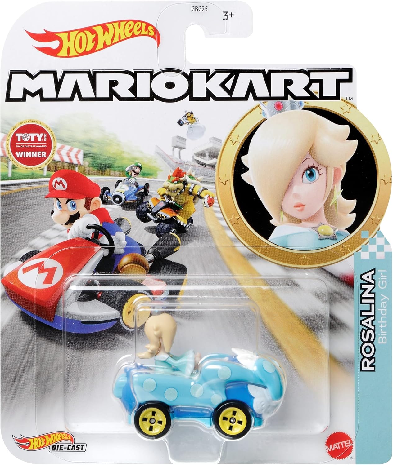 Hot Wheels Mario Kart Action Figure 2.5" - Rosalina