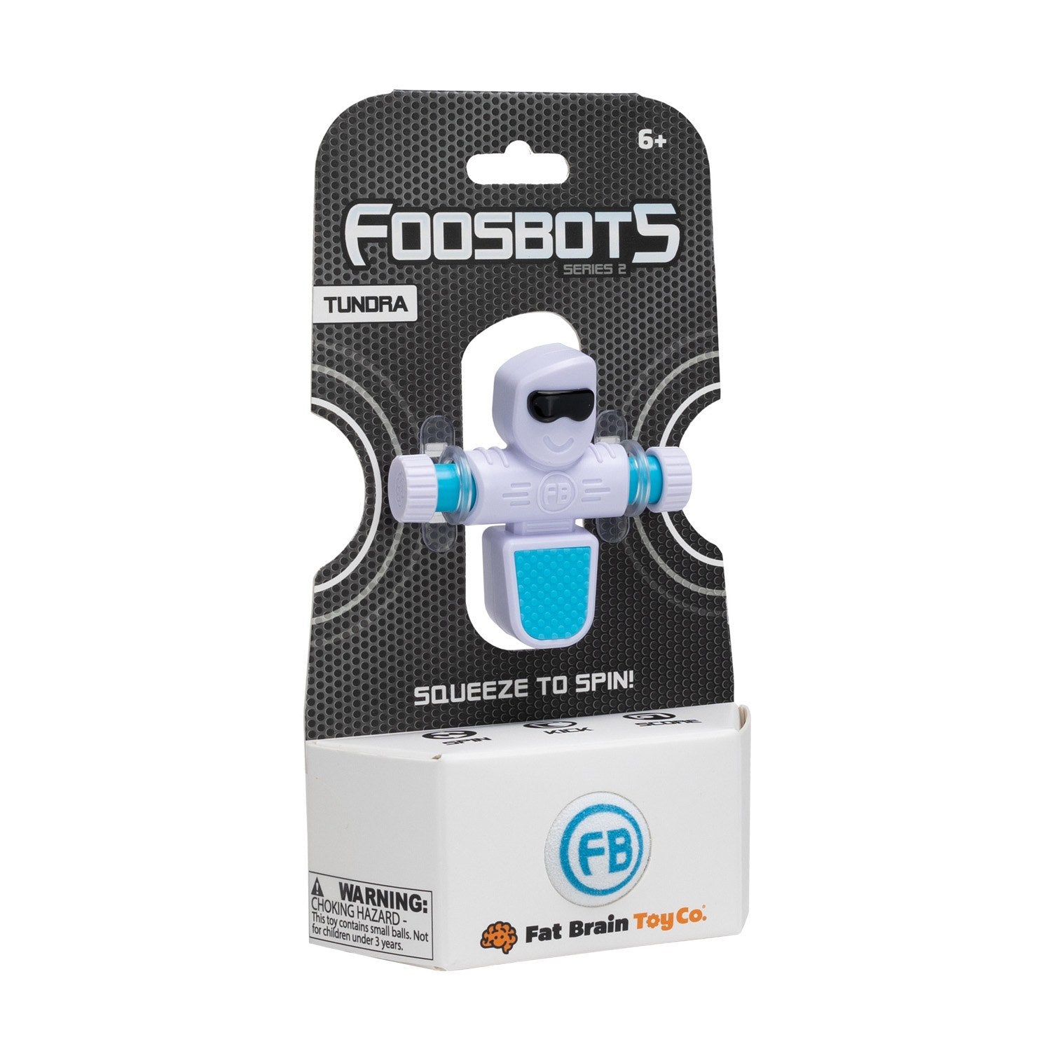Foosbots Single Player Tundra White