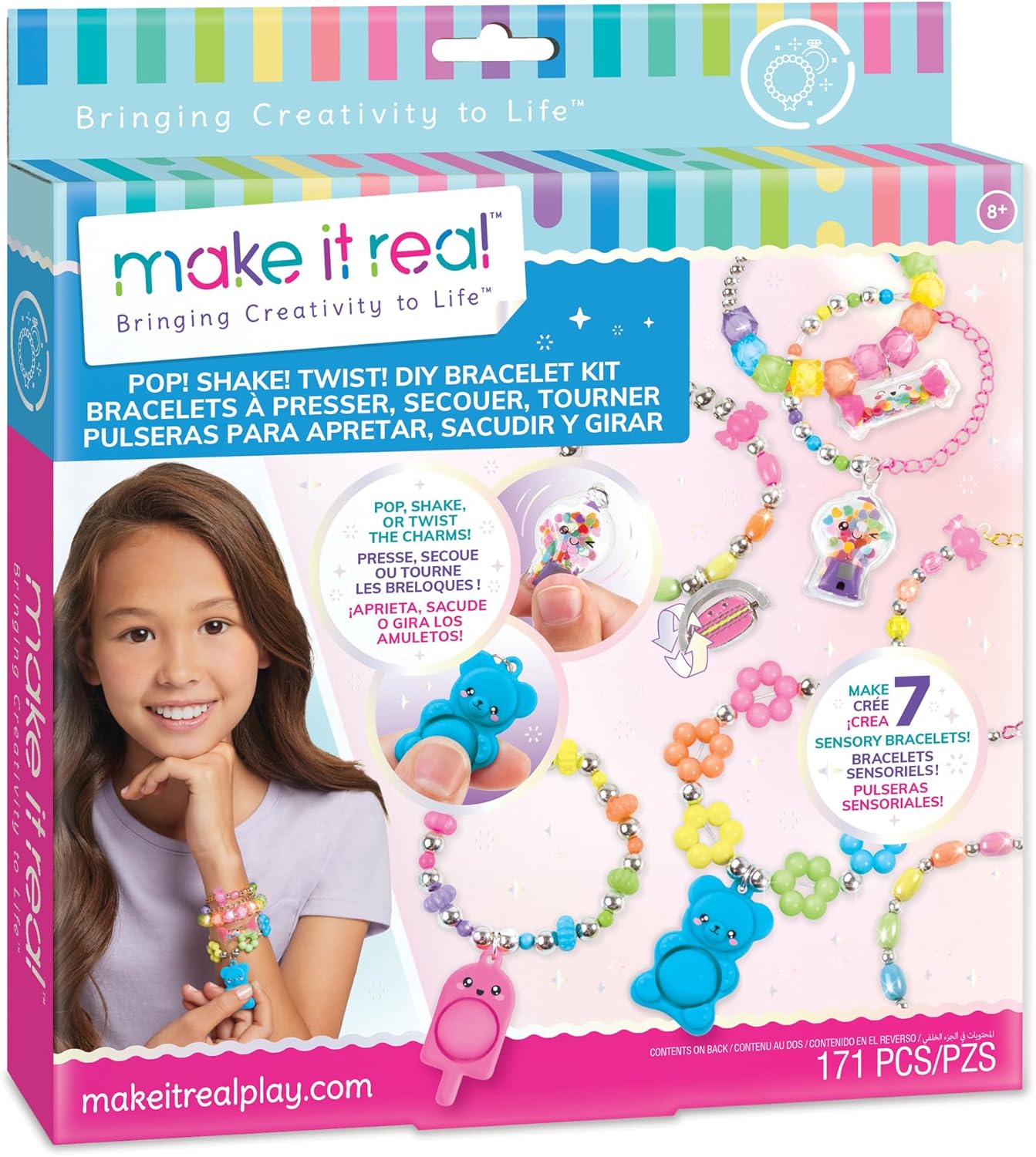 Pop! Shake! Twist! DIY Bracelet Kit - Create Your Own Jewelry