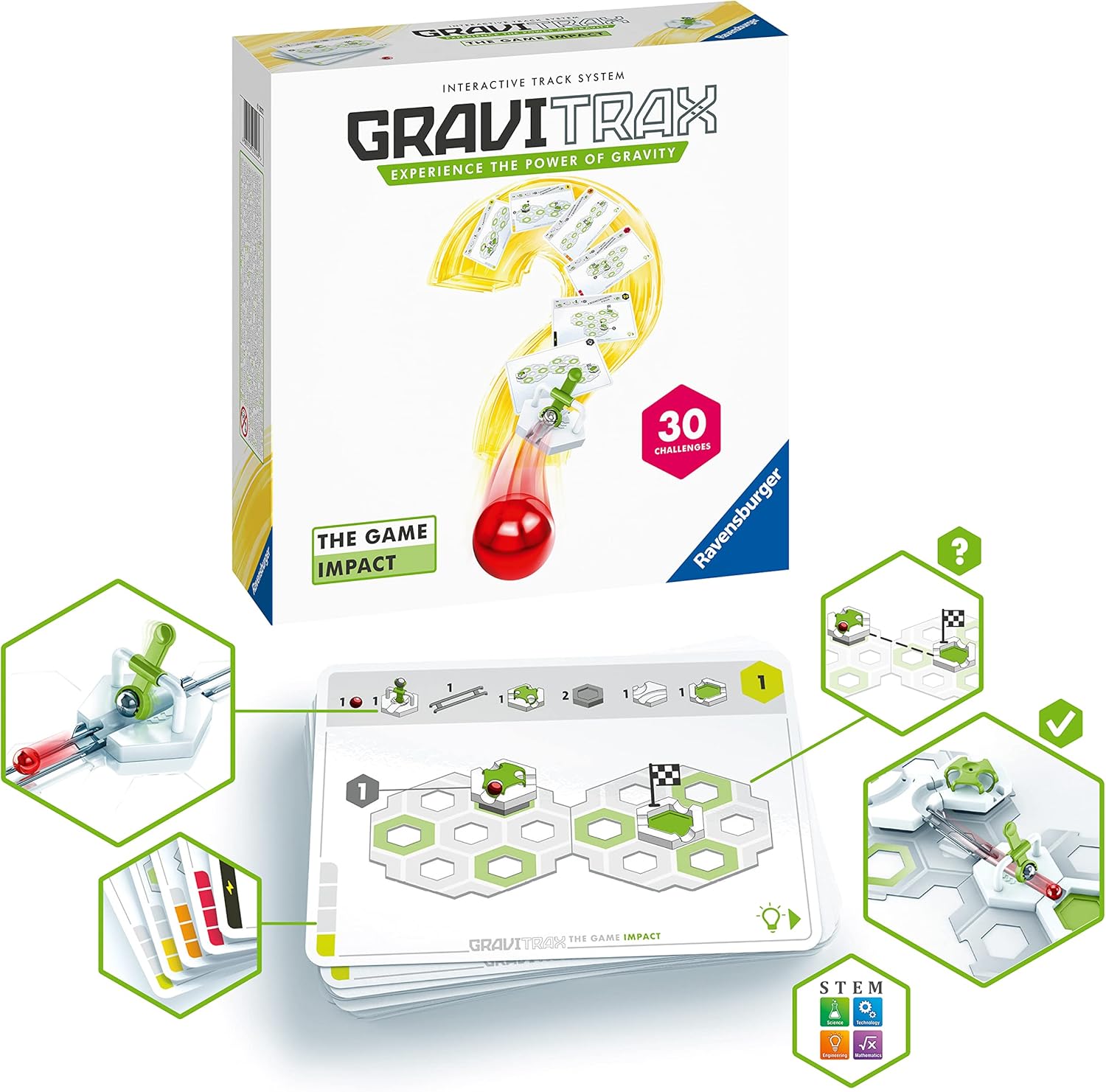 GraviTrax The Game - Imapct - Marble Challenge Logic Brain Games and STEM Toy