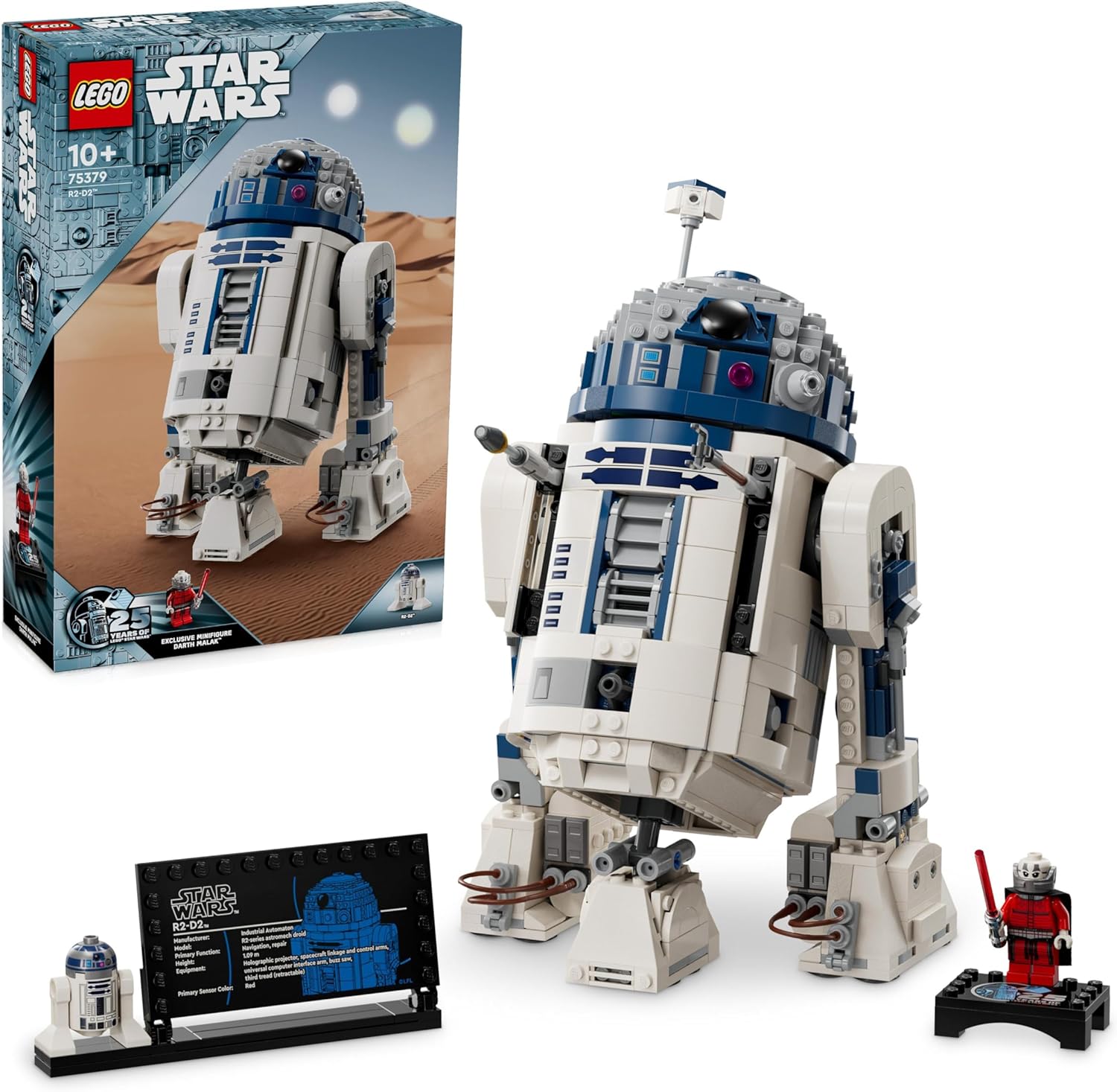 LEGO Star Wars R2-D2, with Darth Malek Minifigure and Decoration Plaque