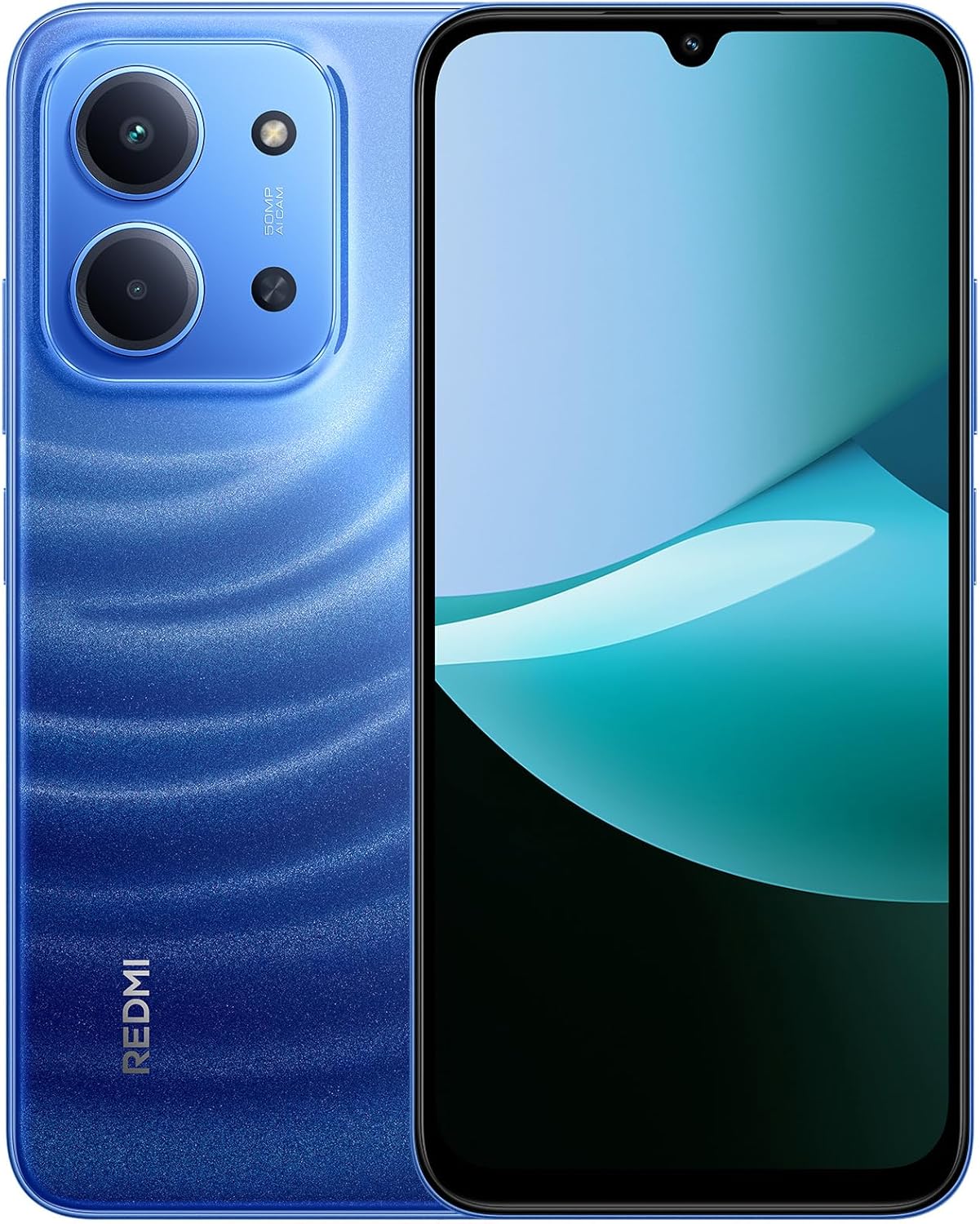 Xiaomi Redmi 15C – 256GB Storage, 4GB RAM, Massive 6000mAH Battery, 120Hz 6.9" Display, Stylish Design, 50MP AI Dual Camera, 33W Fast Charging Midnight Smartphone Blue