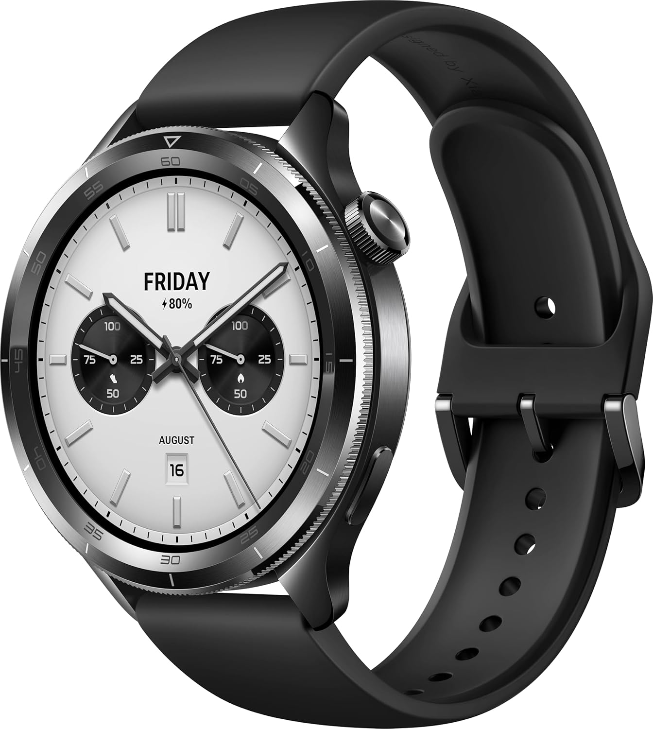 Xiaomi Watch S4 Smartwatch, Black – 1.43" AMOLED Display, Bluetooth Calling, Heart Rate & SpO2 Monitor, Sleep & Stress Tracking, 150+ Fitness Modes, 5ATM Waterproof, 12-Day Battery, GPS