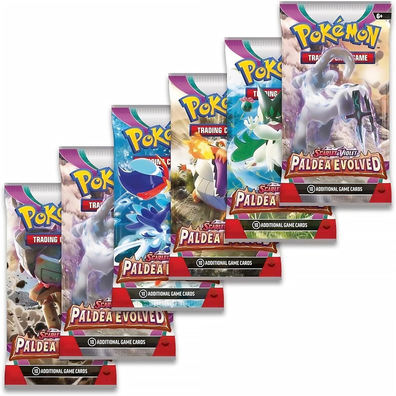 Pokémon TCG: Scarlet & Violet - Paldea Evolved Booster, Single Pack, Random Delivery