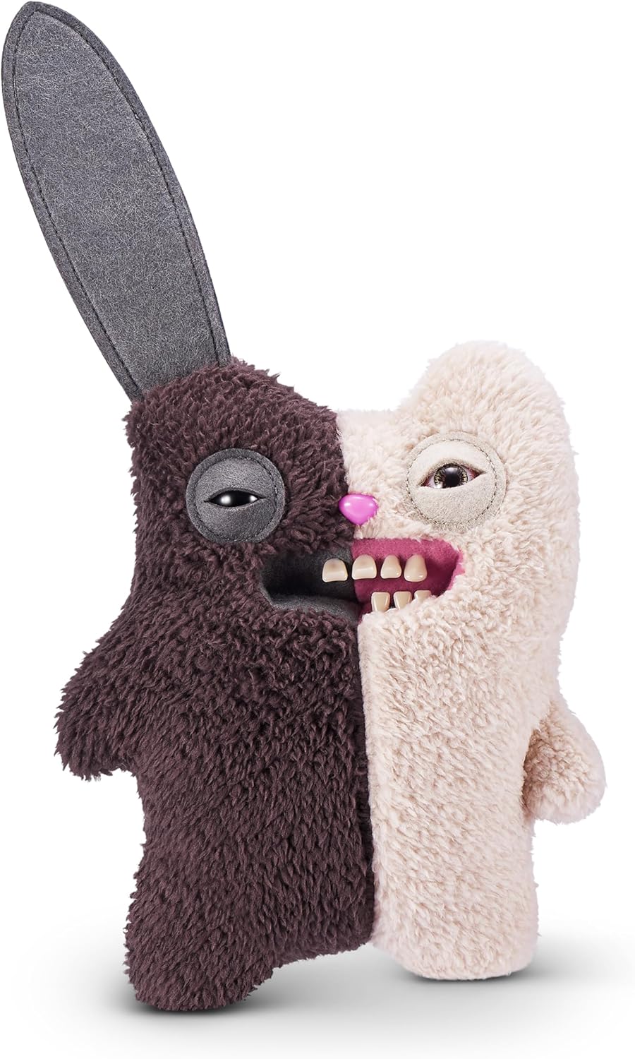Fuggler Misfit Monsters by ZURU, Funny Ugly Monster, Plush, Collectible, Toy (Rabid Rabbit & Old Tooth)