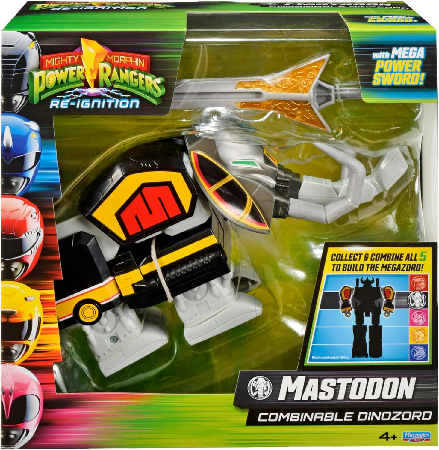Power Rangers Mighty Morphin Re-Ignition - Mastodon Deluxe Combinable Dinozord