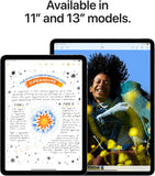 Apple iPad Air 13-inch (M2): Liquid Retina display, 256GB, Landscape 12MP Front Camera/12MP Back Camera, Wi-Fi 6E, Touch ID, All-Day Battery Life - Blue