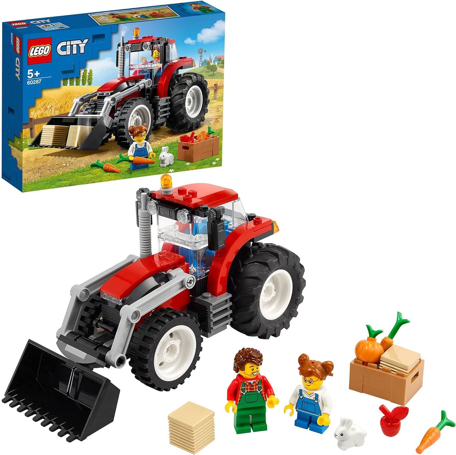 LEGO City Great Vehicles Tractor Toy, Farm Set with Rabbit Figure, Educational Learning Toy