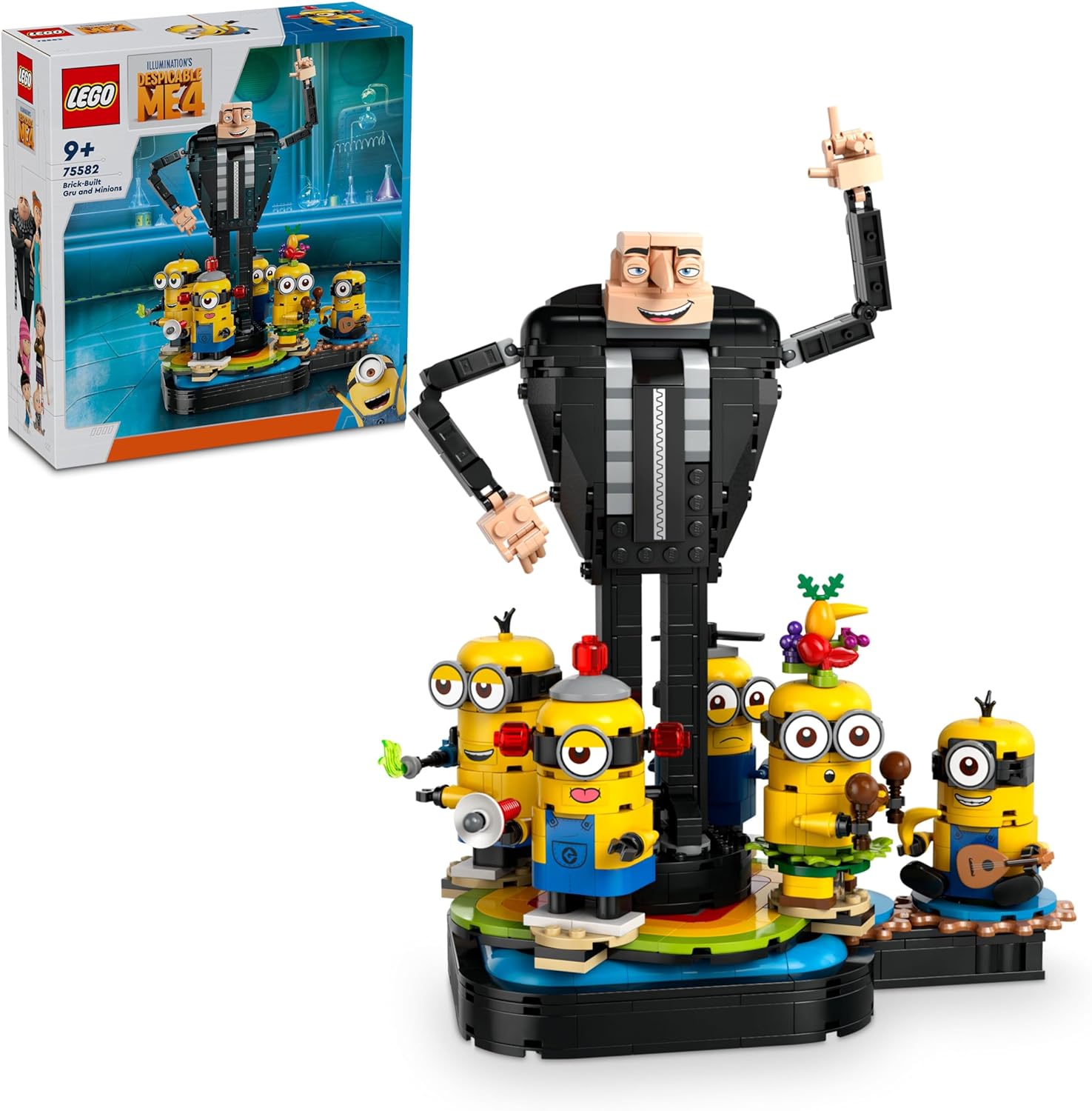 LEGO Despicable Me Brick-Built Gru and Minions