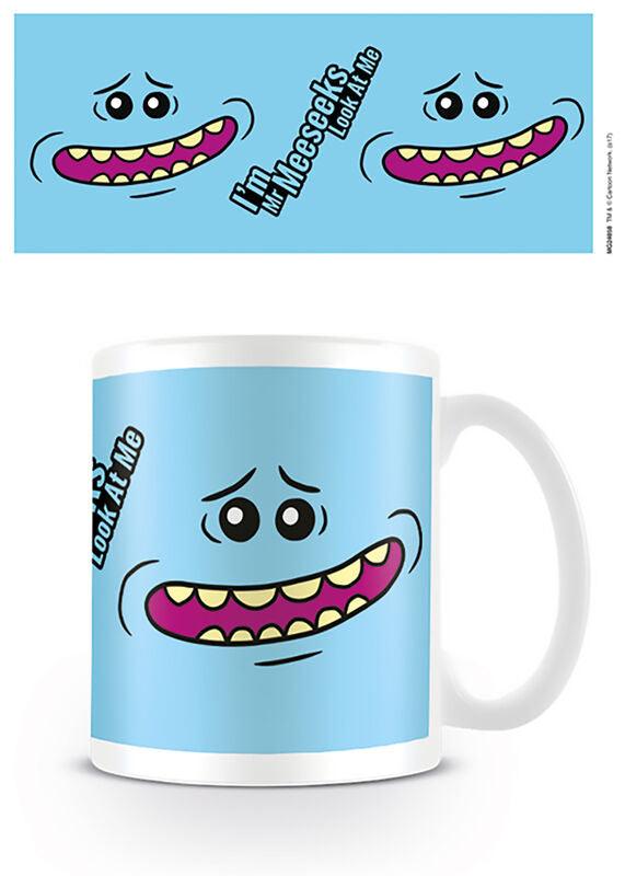 Rick & Morty Mr Meeseeks Face Coffee Mug