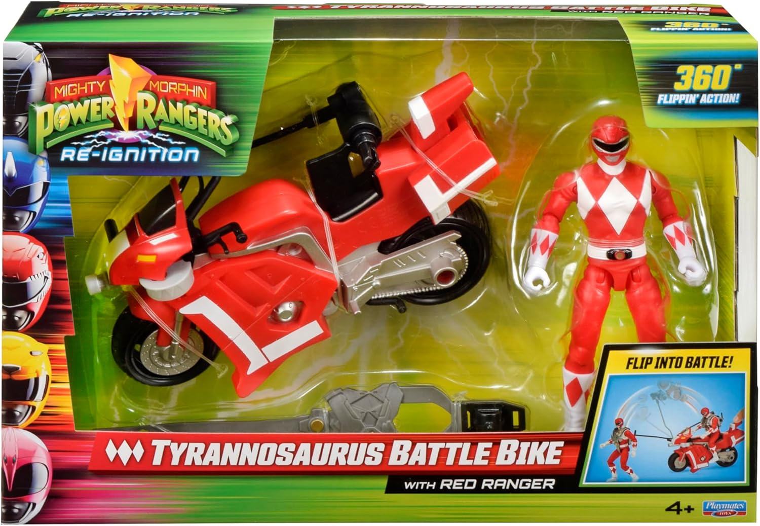 Mighty Morphin Power Rangers Battle Bike with Red Ranger