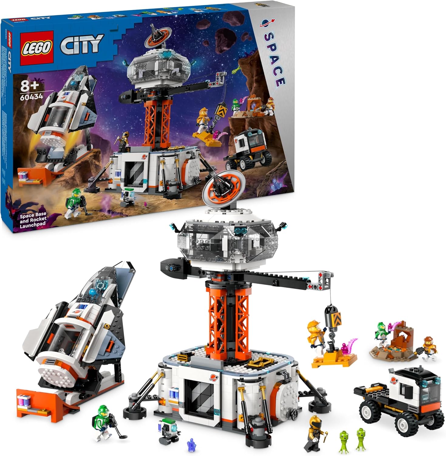 LEGO City Space Base and Rocket Launchpad Set