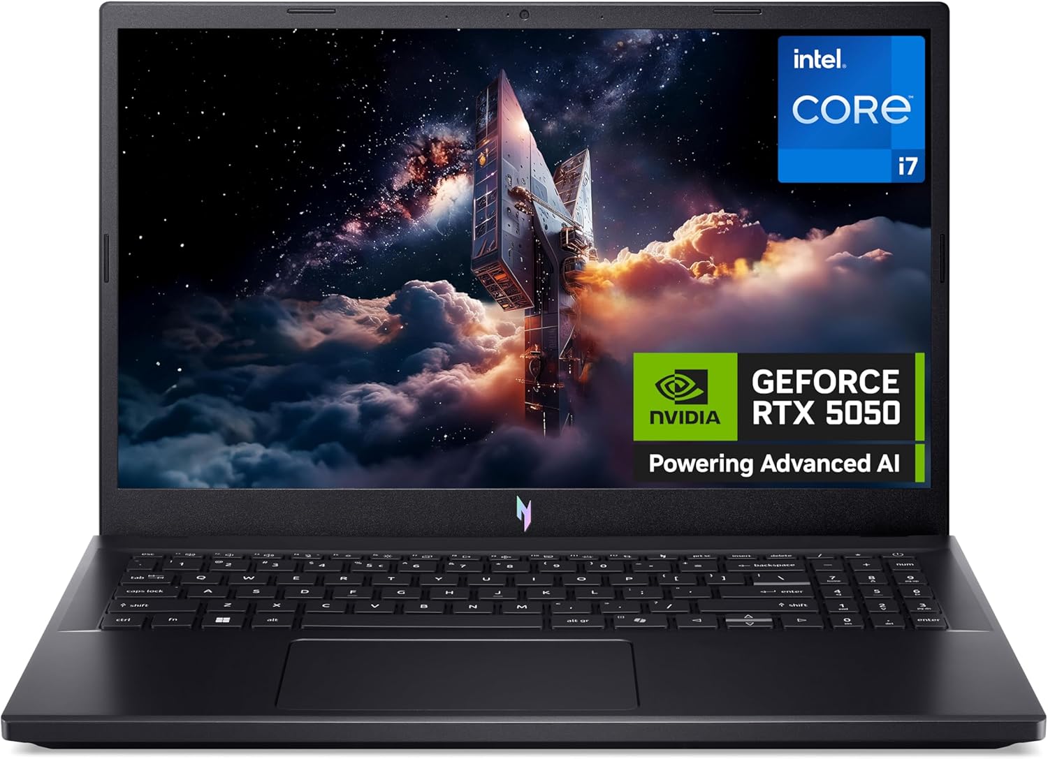 Acer Nitro V15 Gaming Laptop - Intel Core i7-13620H, 16GB, 512GB SSD, NVIDIA GeForce RTX 5050, 15.6" Full HD 165Hz, Windows 11, Black