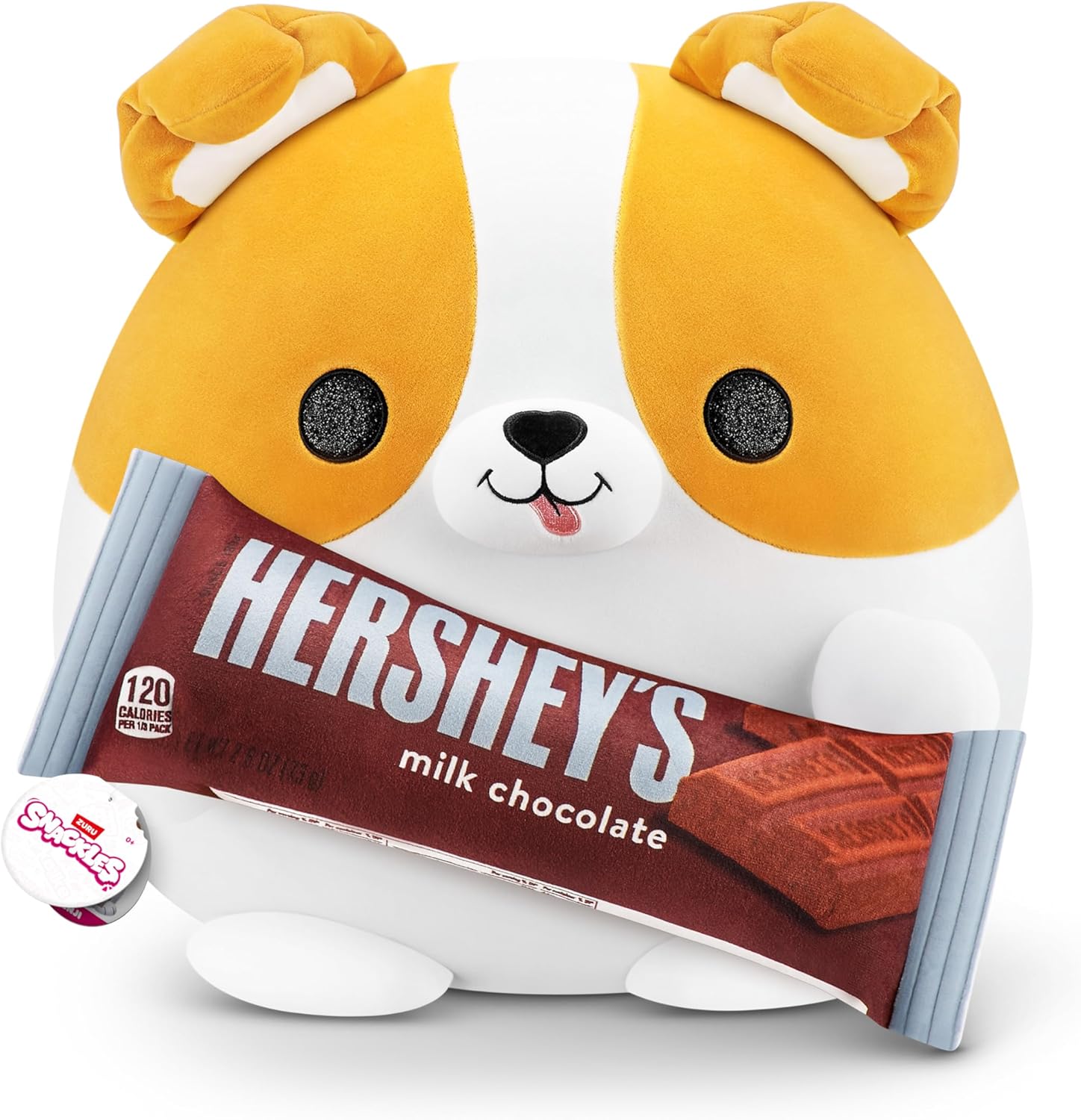 Snackles Super Sized 35 cm, Corgi (Hershey's Milk Chocolate)