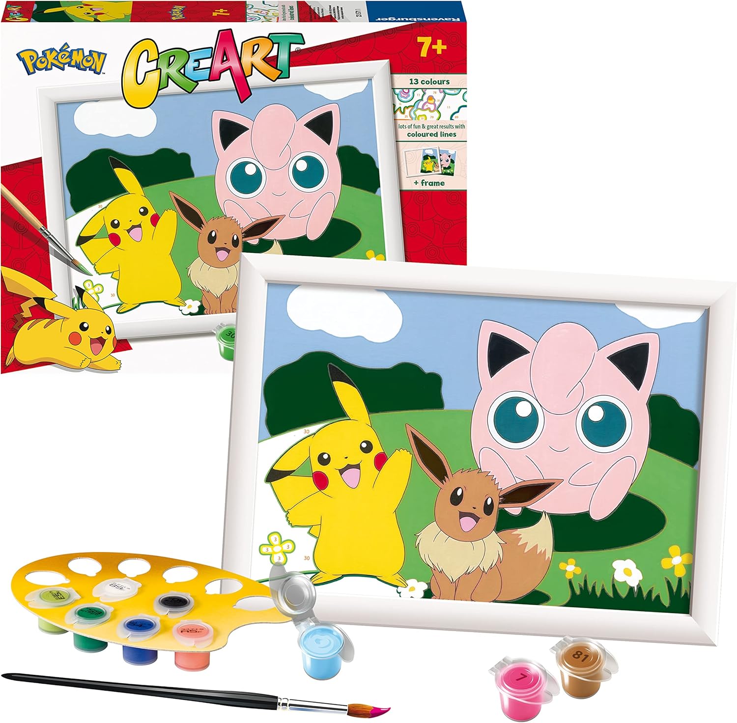 CreArt Paint by Numbers - Pokemon Classics