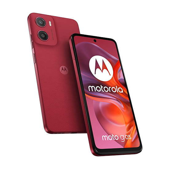 Motorola Moto G05 4G Dual Sim 4GB RAM 256GB - Plum Red