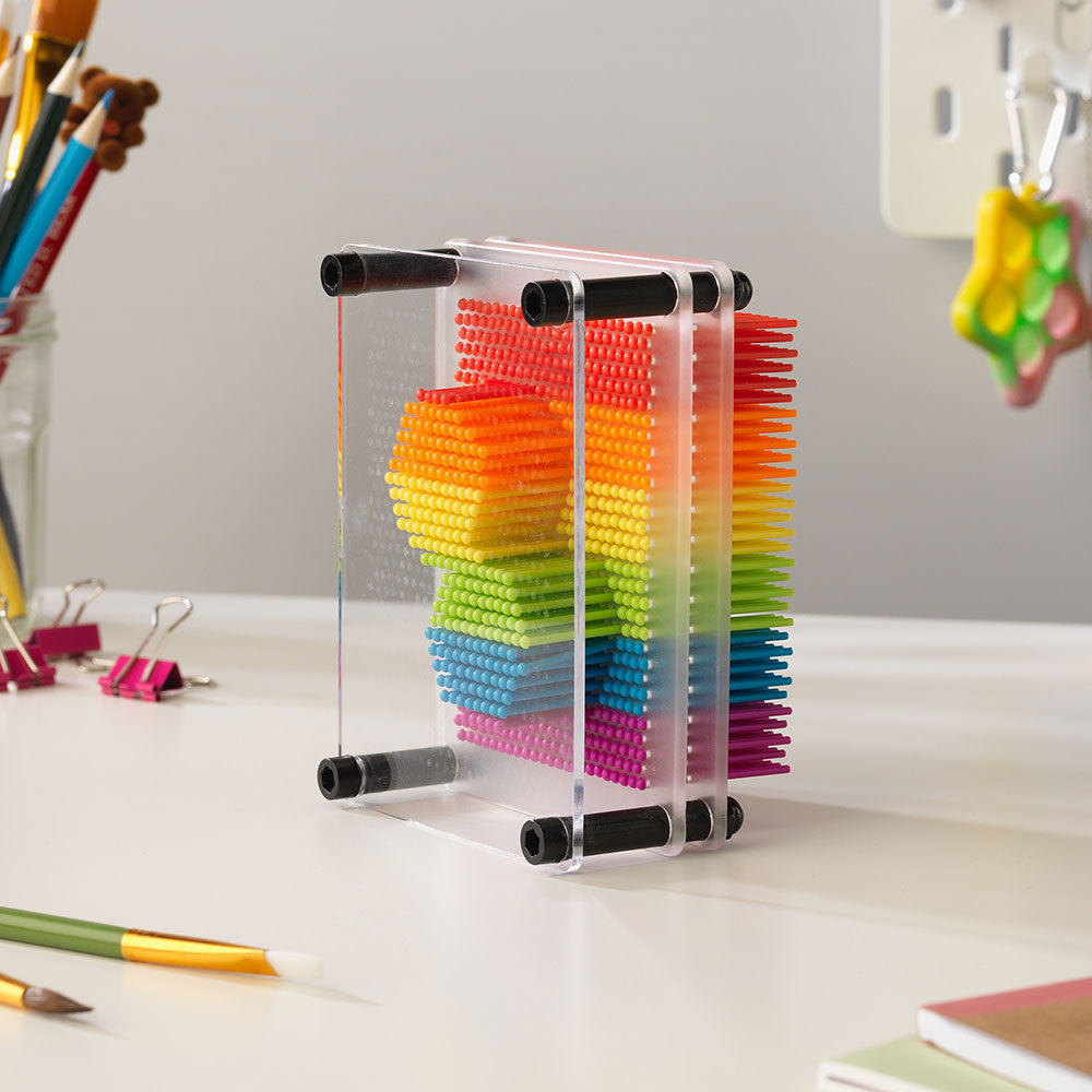 Rainbow Pin Art - Fun Retro Toy