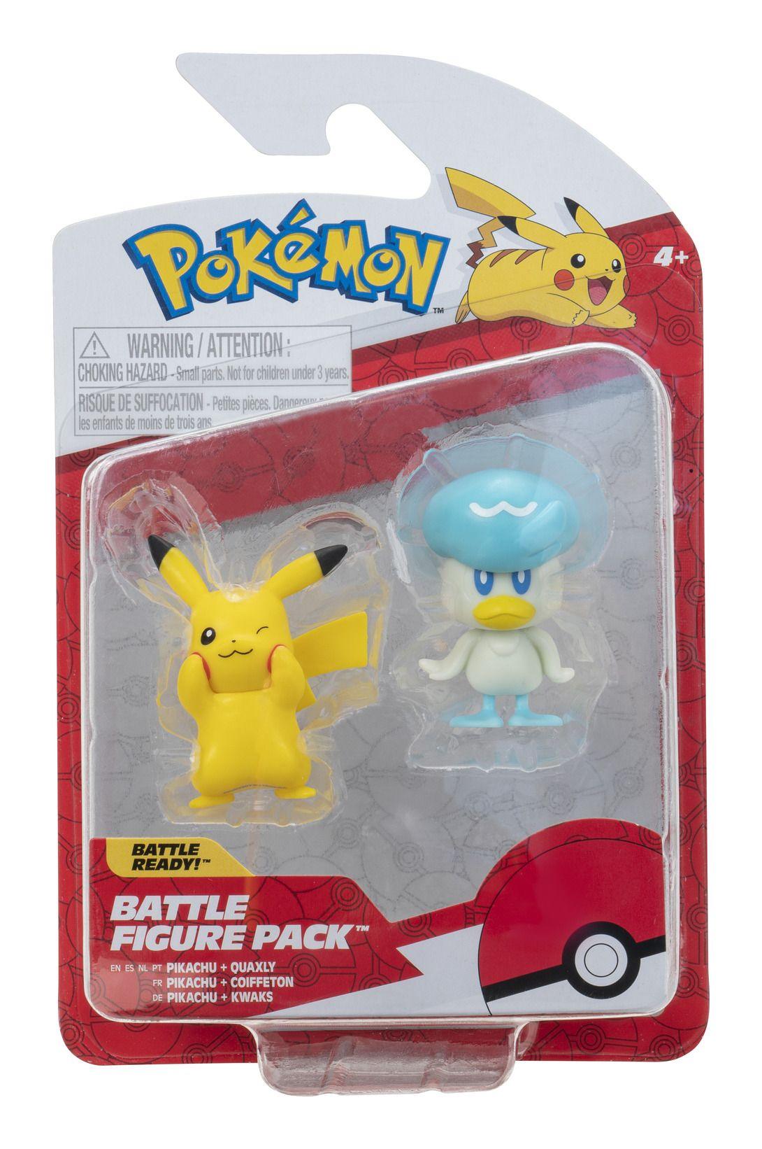 Pokemon Battle Figure Set 2-Pack Quaxly & Pikachu