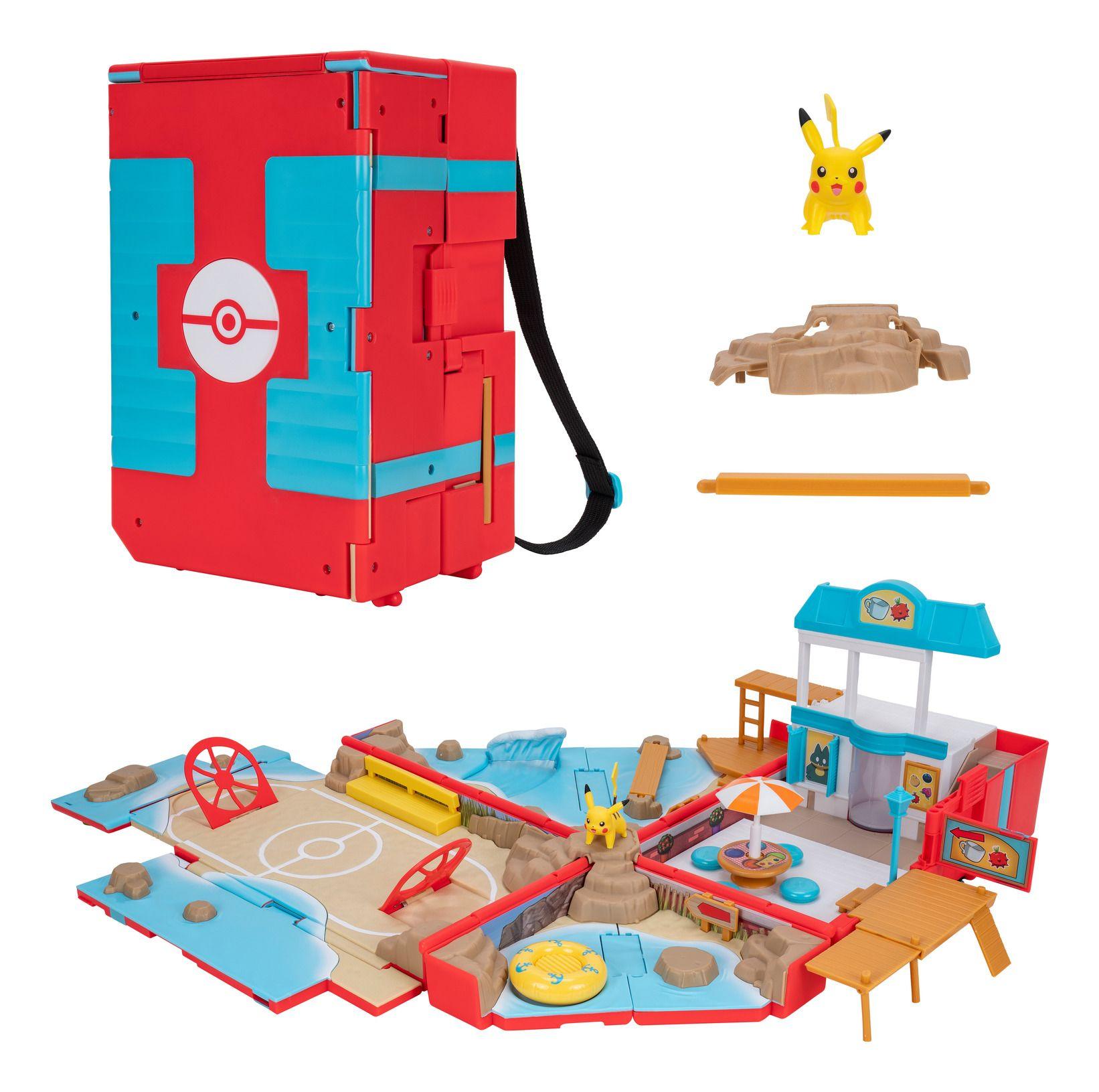 Pokemon Carry Case Beach Battle Playset