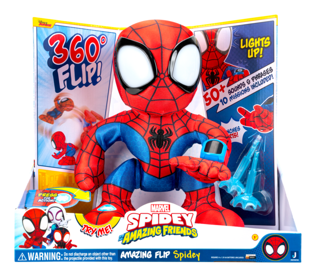 Spidey and Friends - Amazing Flip Spidey Plush