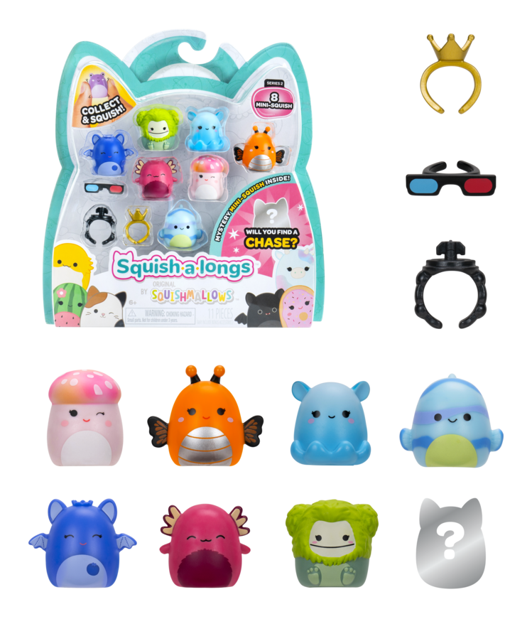 Squishalongs 8-Pack (Style 2) - W2 Edition