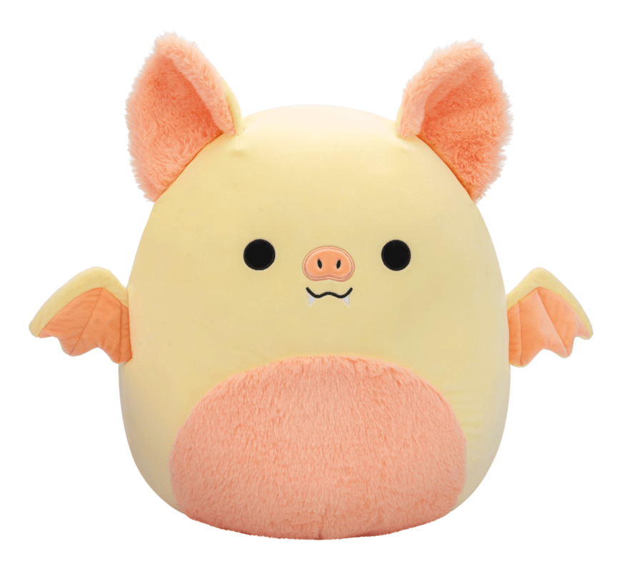 Squishmallows - 16in Meghan the Cream & Pink Bat